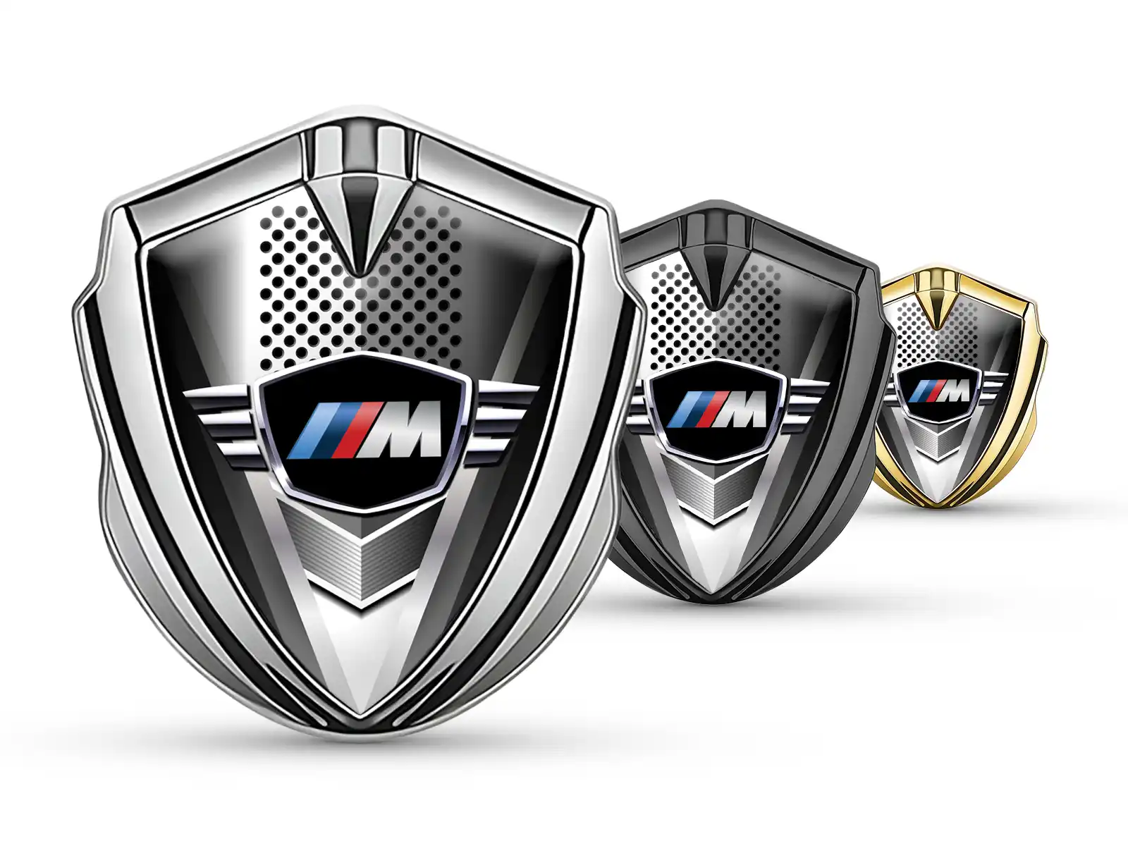 BMW Metal Abovedado Emblema Afinado Esquema Lustre Cúspide
